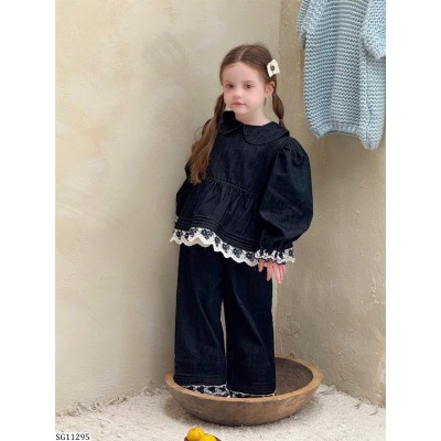 SG11295 SET JEAN PHỐI REN BG