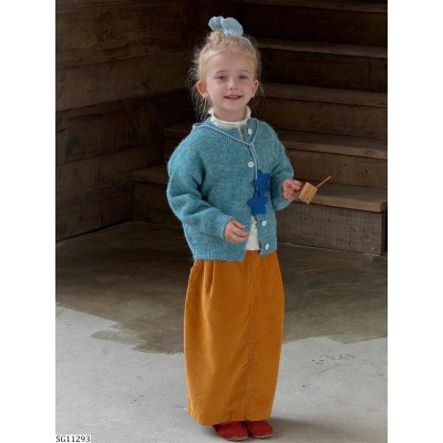 SG11293 SET ÁO LEN CARDIGAN MIX CHÂN VÁY DÀI