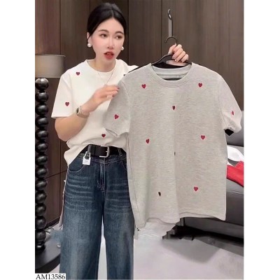 AM13586 ÁO THUN TIM CHO NỮ