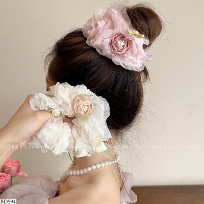 BD594 DÂY BUỘC TÓC HOA CHO NỮ