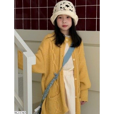 SG11343 ÁO KHOÁC LEN PHỐI QUẦN GIẢ VÁY