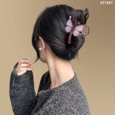 KT1627 SET 2 KẸP TÓC BƯỚM ĐẸP NHƯ PHA LÊ
