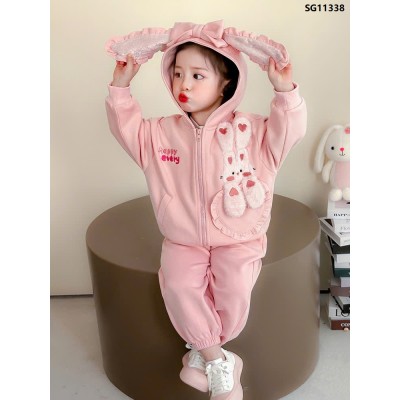 SG11338 BỘ NỈ THỎ HỒNG