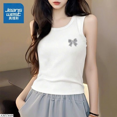 AM13649 ÁO SÁT NÁCH NƠ JEANSWEST