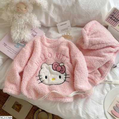 SG11348 SET LEN HỒNG MÈO KITTY BG