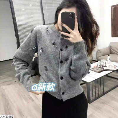 AM13652 ÁO LEN CARDIGAN NỮ