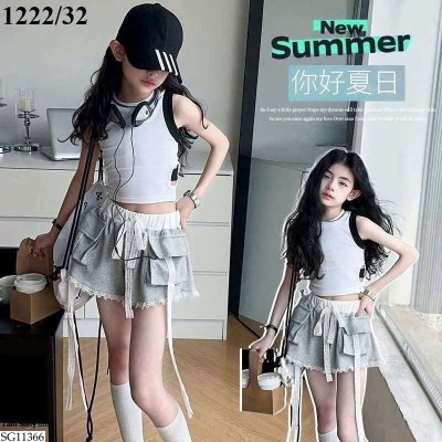 SG11366 SET ÁO CRT MIX QUẦN SHORT BG