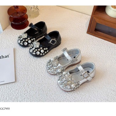 GG7955 GIÀY BÚP BÊ GẮN ĐÁ BLING