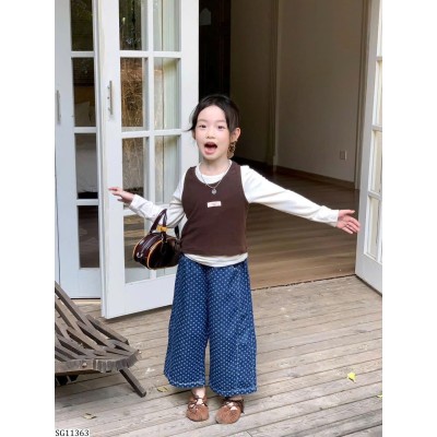 SG11363 SET ÁO 2 MẢNH MIX QUẦN JEAN