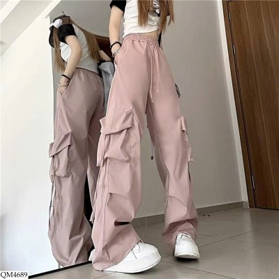 QM4689 QUẦN SUÔNG TÚI HỘP NỮ