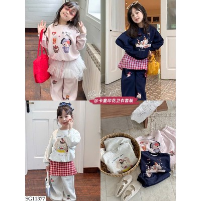 SG11377 BỘ NỈ HOẠT HÌNH BG