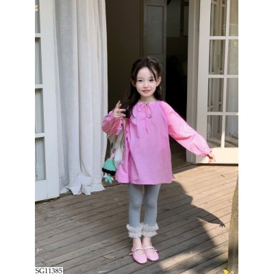 SG11385 SET ÁO KẺ MIX QUẦN LEGGING BG