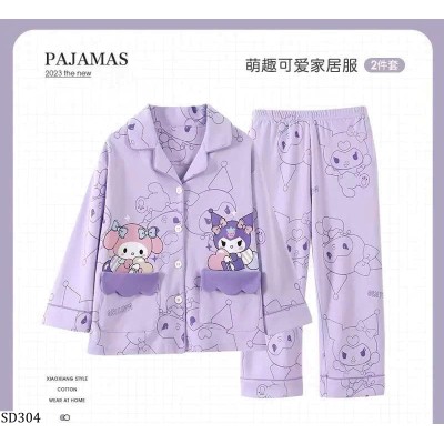 SD304 PIJAMA HOẠT HÌNH CHO MẸ VÀ BÉ