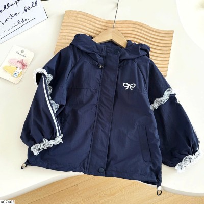 AG7462 ÁO KHOÁC HELLO KITTY PHỐI REN