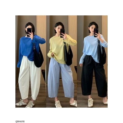 QM4690  QUẦN BAGGY HÃNG IN BLUE
