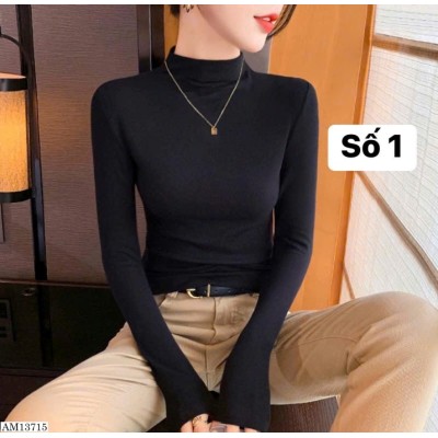 AM13715  ÁO GIỮ NHIỆT CỔ LỌ NỮ