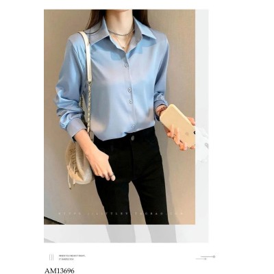 AM13696 ÁO SƠ MI TAY DÀI NỮ