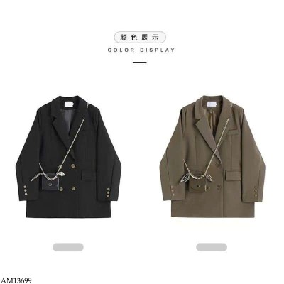 AM13699 ÁO BLAZER DÁNG RỘNG NỮ