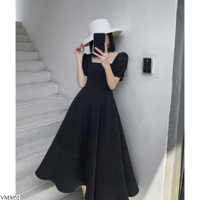 VM3052 VÁY DÁNG DÀI CỔ VUÔNG NỮ