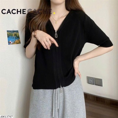 AM13707 ÁO LEN TAY LỬNG CACHE