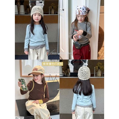 AG7485 ÁO GIẢ 2 MẢNH AMBBKIDS