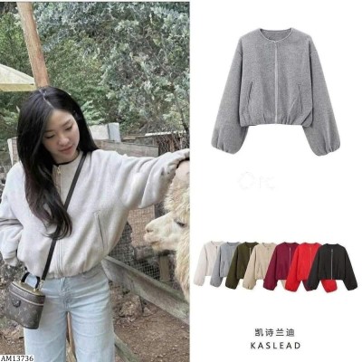 AM13736 ÁO KHOÁC DẠ DÁNG CRT KASLEAD