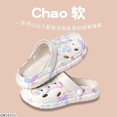GM10151 SỤC CROCS HOẠ TIẾT SẮC MÀU