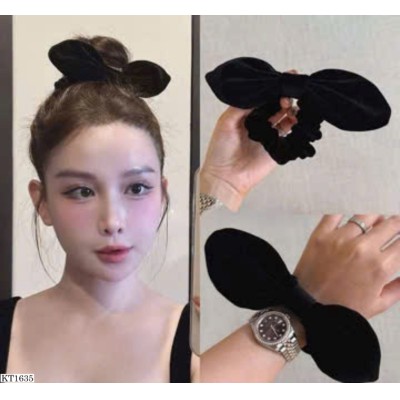 KT1635  SET 2C THUN CỘT TÓC NƠ