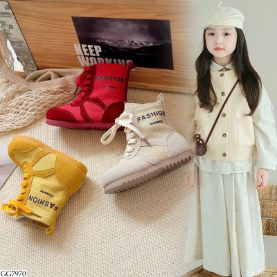 GG7970 GIÀY BOOT THỂ THAO BÉ GÁI