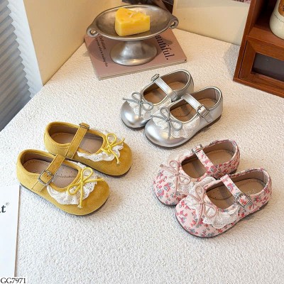 GG7971 GIÀY BÚP BÊ REN NƠ BG