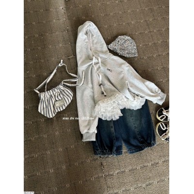 SG11475 SET ÁO HOODIE MIX QUẦN JEAN