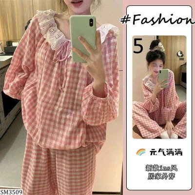 SM3509 BỘ NGỦ DÀI TAY NỮ