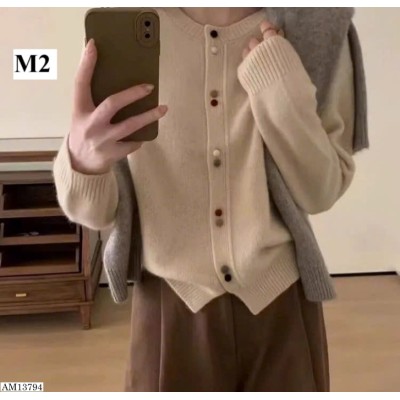 AM13794  ÁO LEN CÚC ĐỎ SIÊU SANG