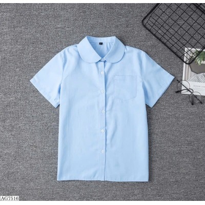 AG7516  ÁO SƠ MI CỔ BÈO CHO BÉ