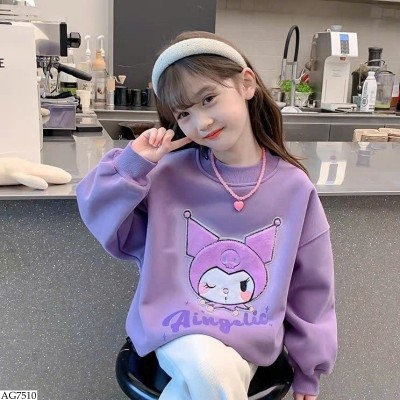 AG7510 ÁO NỈ KUROMI CHO BÉ GÁI