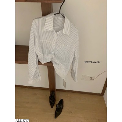 AM13797 ÁO SƠ MI DÀI TAY CHO NỮ HÃNG W.G.W.E