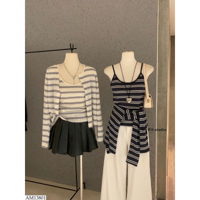 AM13801 SET ÁO 2 DÂY KÈM CARDIGAN HÃNG W.G.W.E