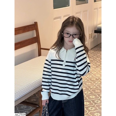 AG7519 ÁO POLO LEN KẺ BG HÃNG AMBB