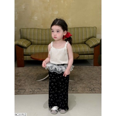 SG11512 SET ÁO 2 DÂY MIX QUẦN KITTY BG