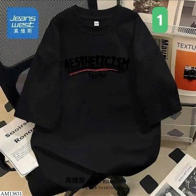 AM13831 ÁO PHÔNG CHỮ JEANSWEST UNISEX 