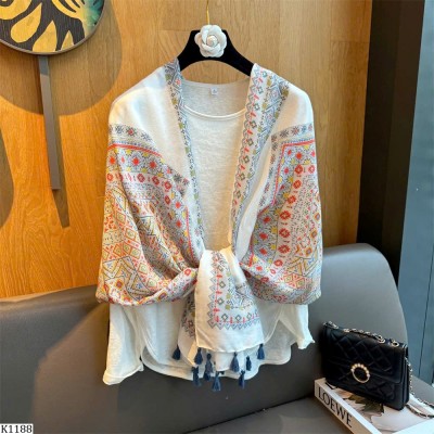 K1188 KHĂN CHOÀNG HỌA TIẾT CHO NỮ