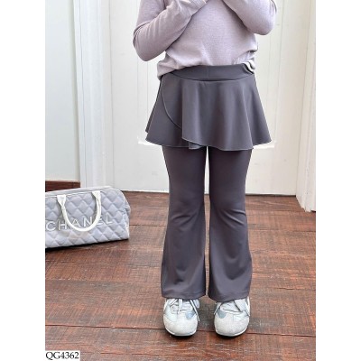 QG4362 QUẦN ỐNG LOE PHỐI VÁY HÃNG AMBBKIDS