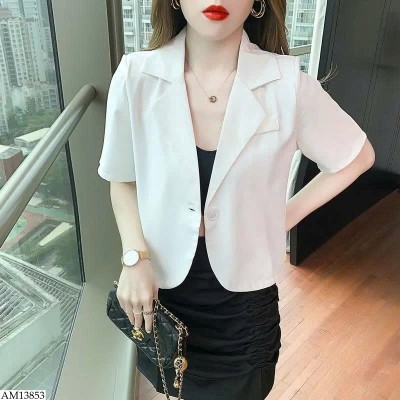 AM13853 ÁO BLAZER DÁNG NGẮN CHO NỮ