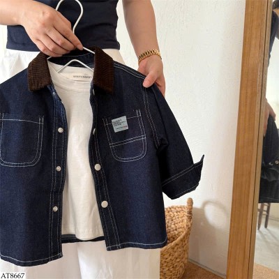 AT8667 ÁO SƠ MI DENIM MIMIYAN 