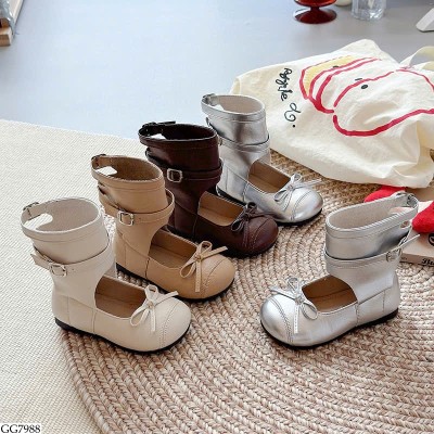 GG7988 BOOT NƠ CHO BÉ GÁI
