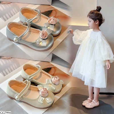 GG7994 GIÀY BÚP BÊ ĐÍNH HOA BG