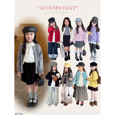 AG7542 ÁO LEN CARDIGAN BG AMBBKIDS