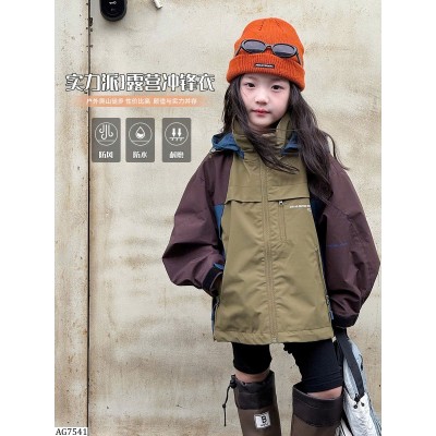 AG7541 ÁO KHOÁC PHỐI MÀU AMBBKIDS