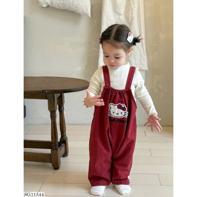 SG11544 SET 2 MÓN ÁO THUN + YẾM CHẤM BI HELLO KITTY CHO BÉ