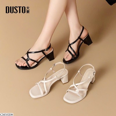 GM10208 DÉP CAO GÓT QUAI MẢNH DUSTO